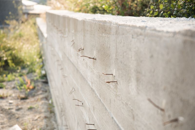 Concrete Retaining Wall Installation
